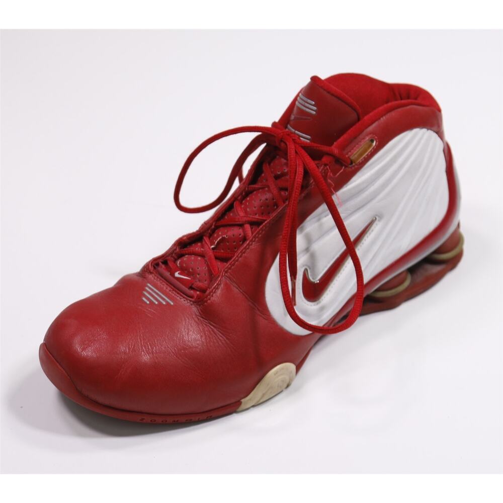 Nike Shox Limitless Vine Carter VC Red White Basketball Shoes Men's US 13